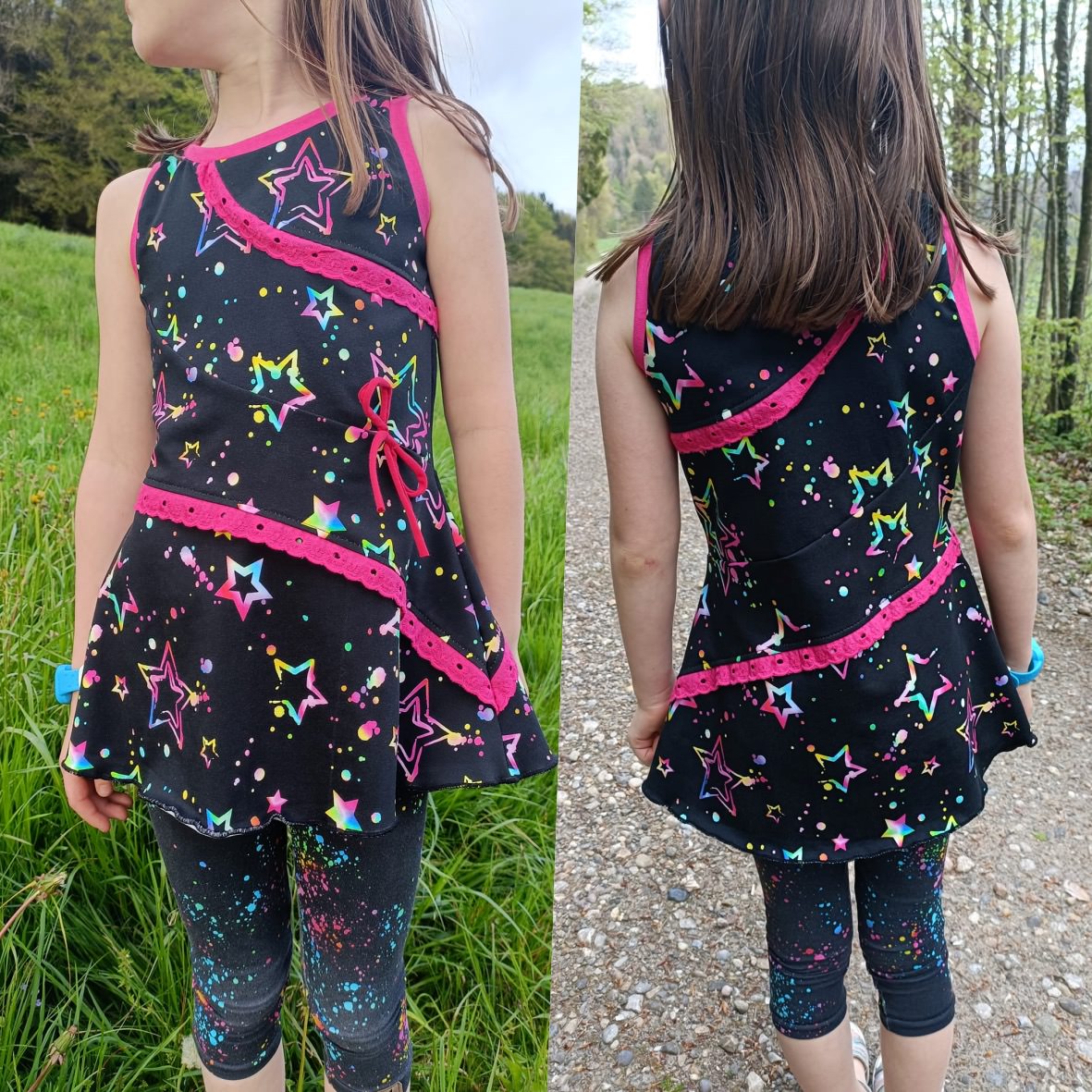 Kinder Kleid Shirt ANGEL