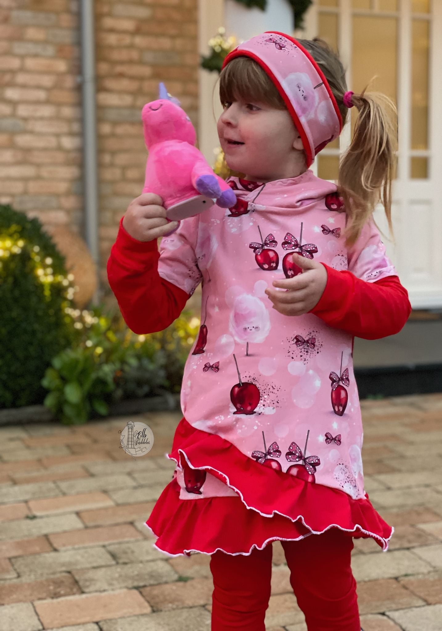 Kinder Kurzkleid Tunika Longhoodie AYA