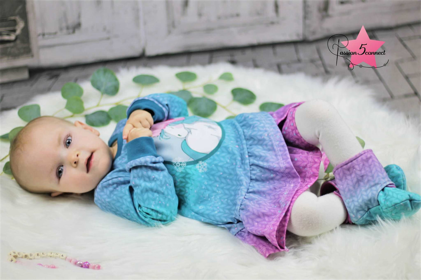 Kinder Kurzkleid Tunika Longhoodie AYA