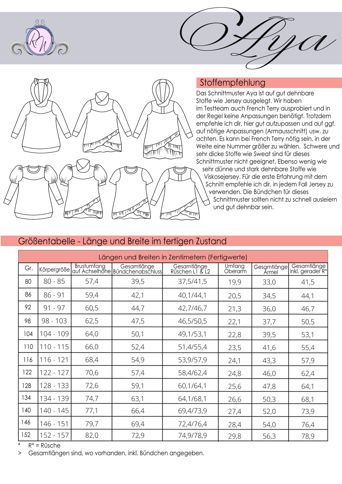 Kinder Kurzkleid Tunika Longhoodie AYA