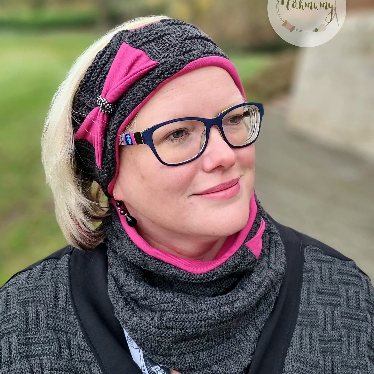 Set Beanie Stirnband Loop-Schal aDIAMONDday
