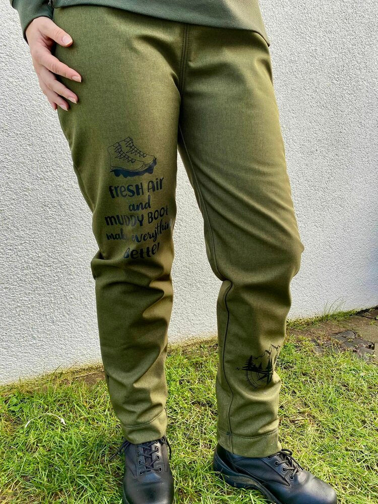 LOVELY FROSTY Damen Softshellhose