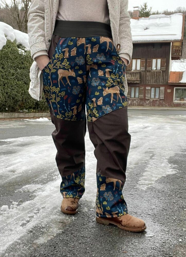 LOVELY FROSTY Damen Softshellhose