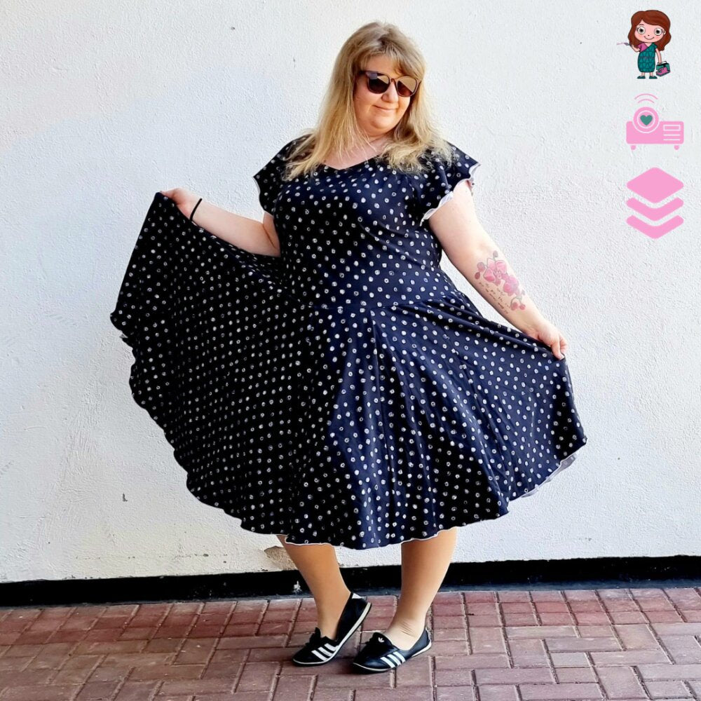 LOVELY KATHYLINE Damen Sommerkleid