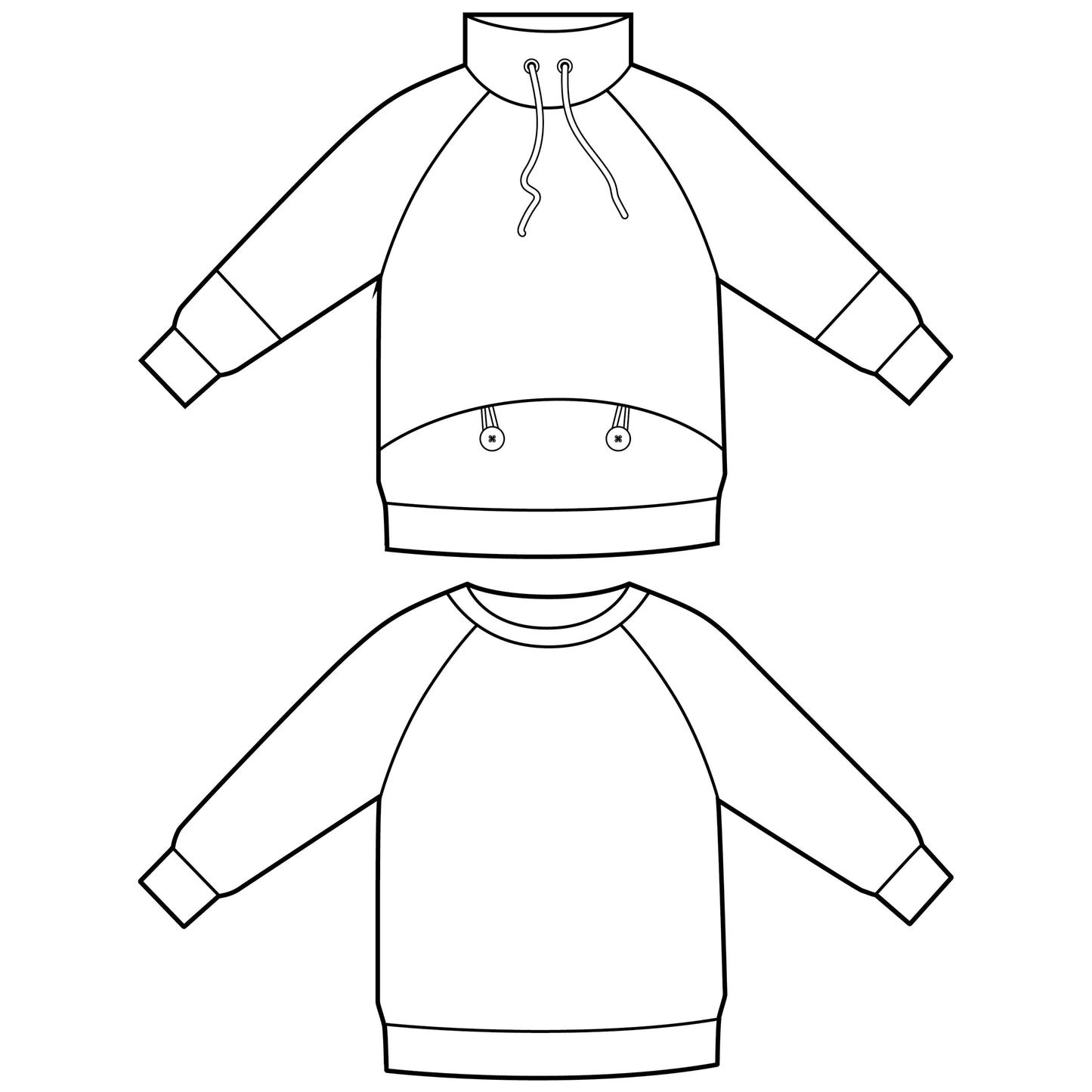 Shirt MiniMars (Papierschnittmuster)