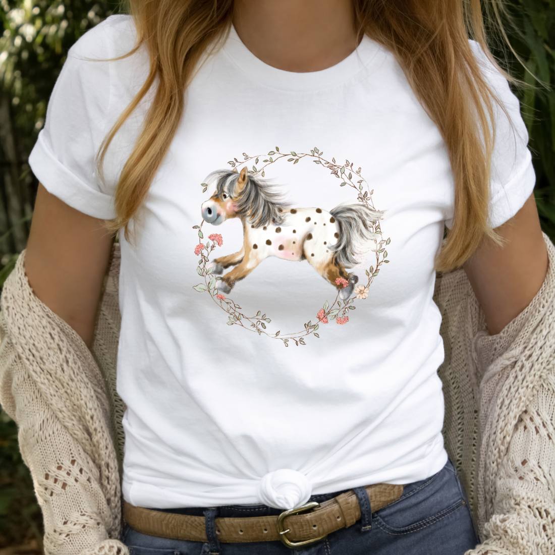 Set: plotter files + printable flower pony