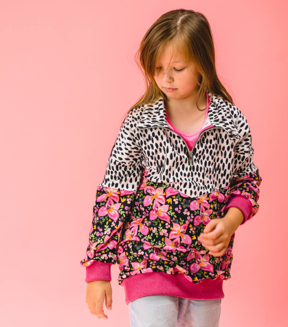 Kinder Sweater BUKA (Papierschnittmuster)