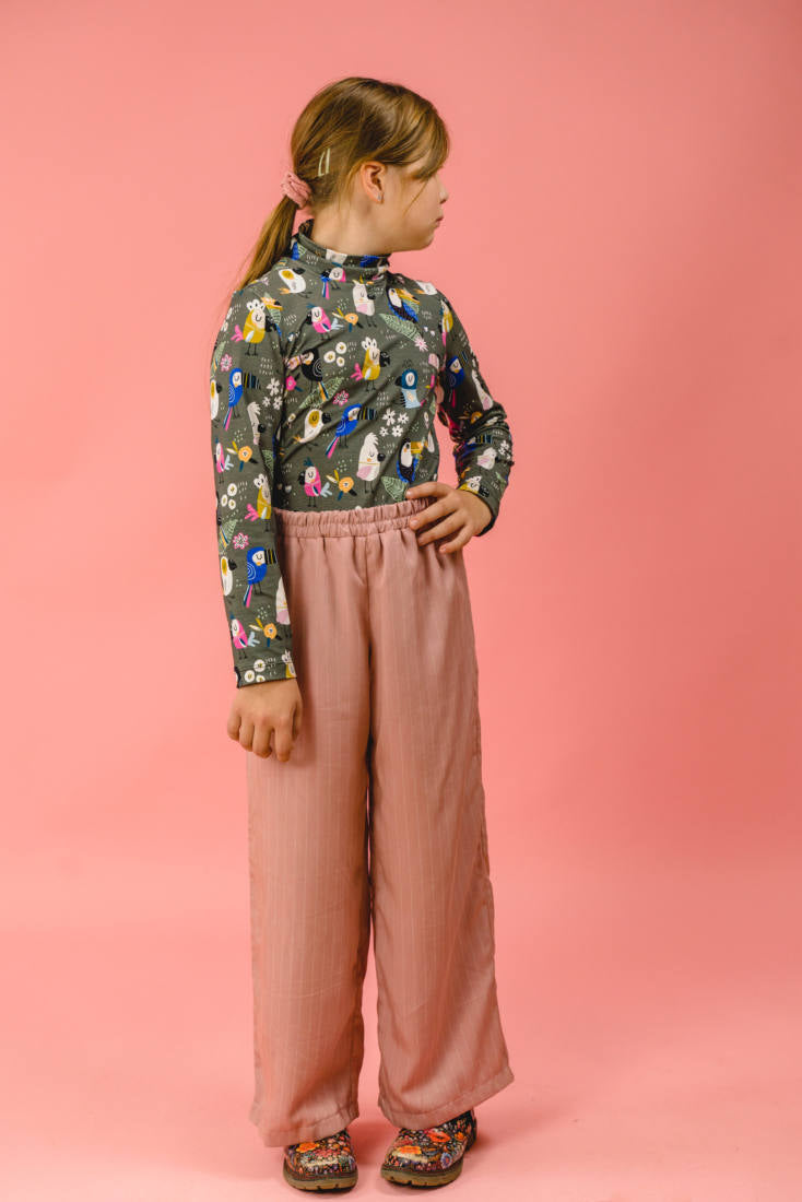 TENCEL™ Twill Pin Stripe - rosa