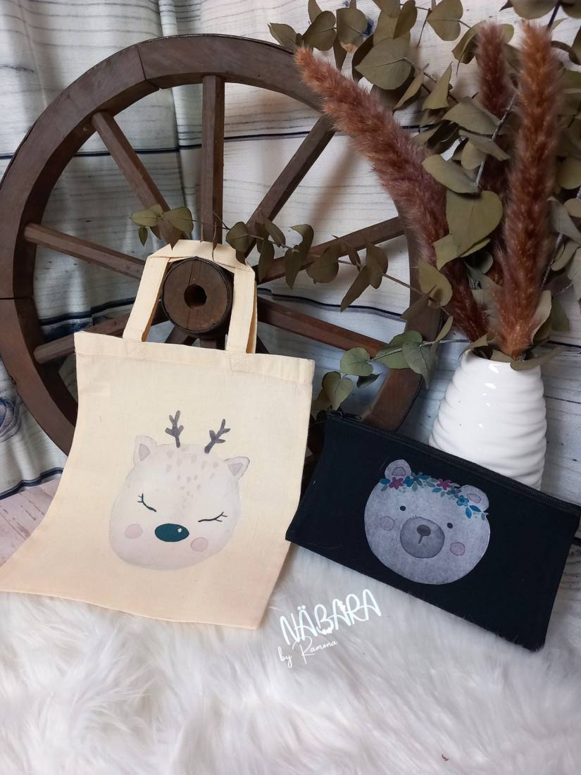 Set: Plotter files + Printables Forest Animals Watercolor