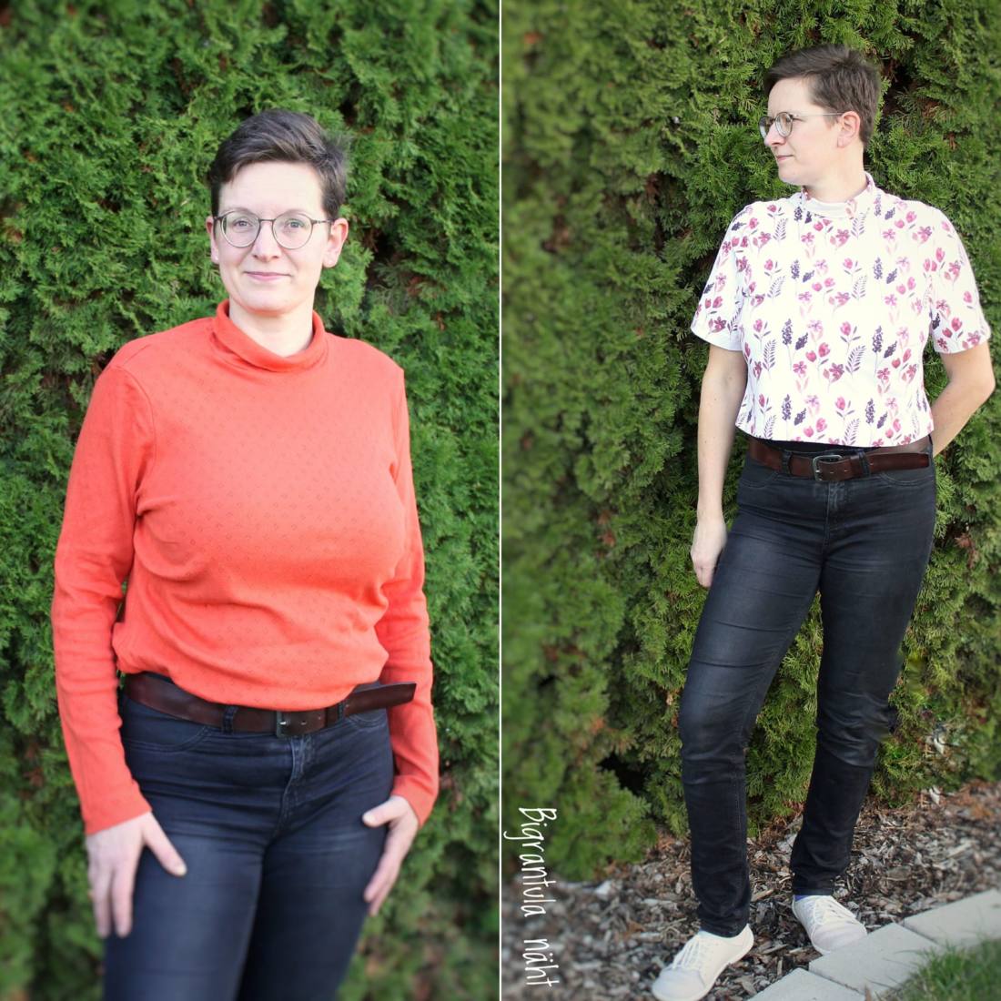 9PERAN DAMEN ROLLKRAGENSHIRT