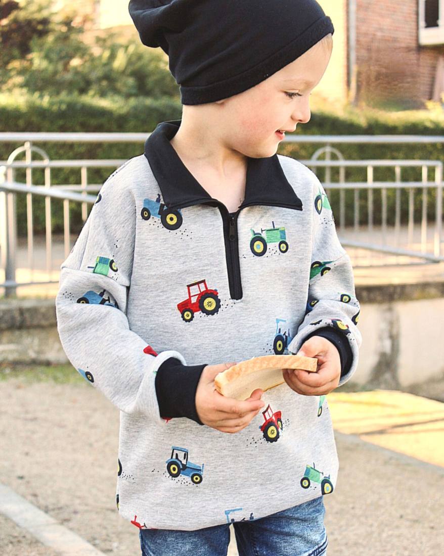 Kinder Sweater BUKA (Papierschnittmuster)