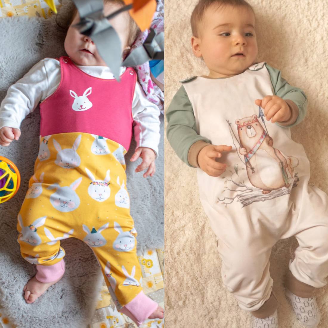 Baby Strampler BUMI quadratisch (2)