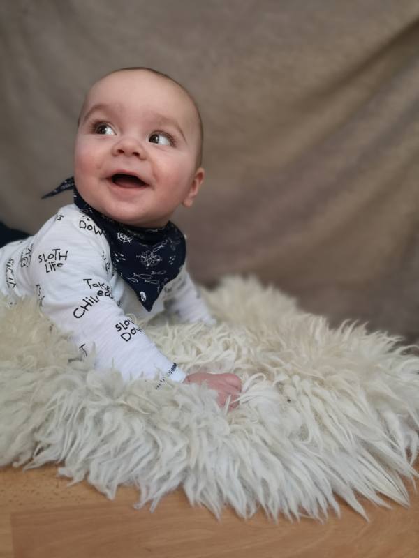 Baby Tuch naehen 13