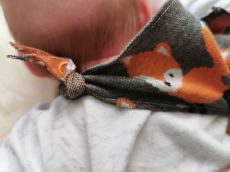 Baby Tuch naehen 5
