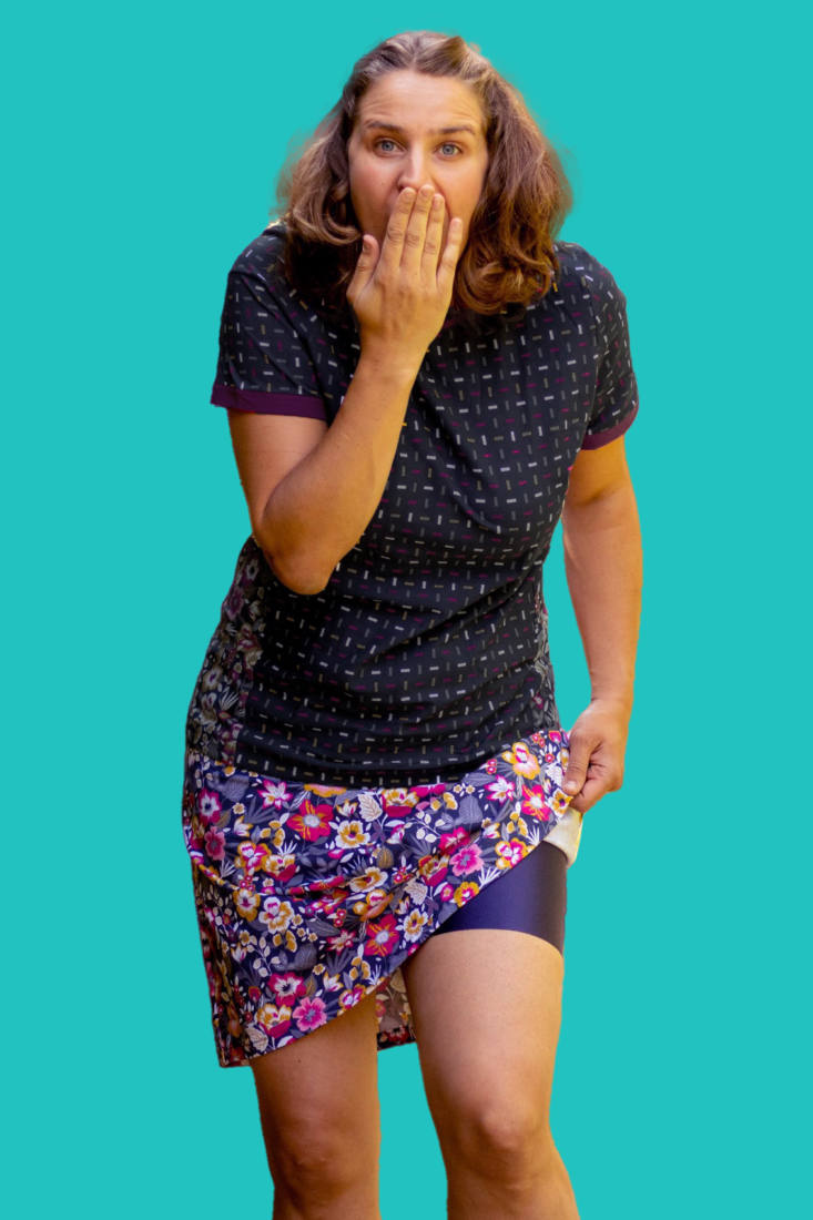 Women's skirt with shorts CERGAS