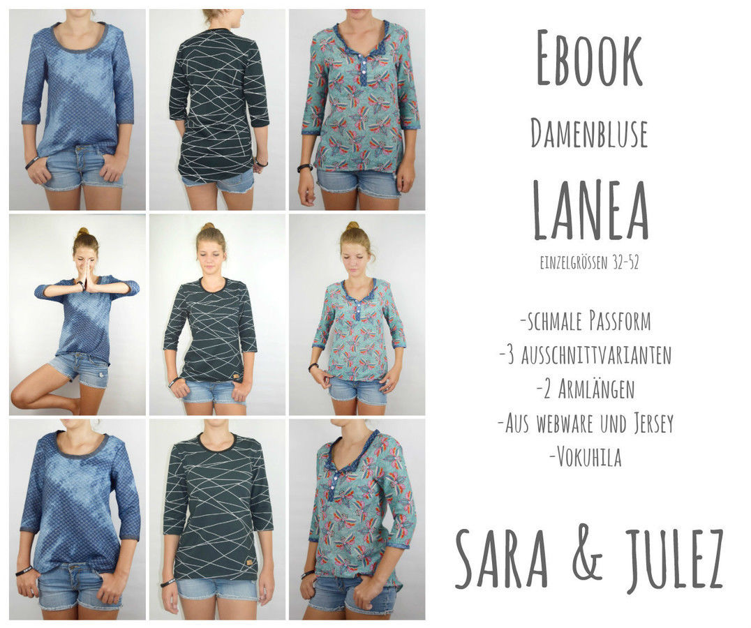 Damen Bluse LANEA naehen Sara Julez 4