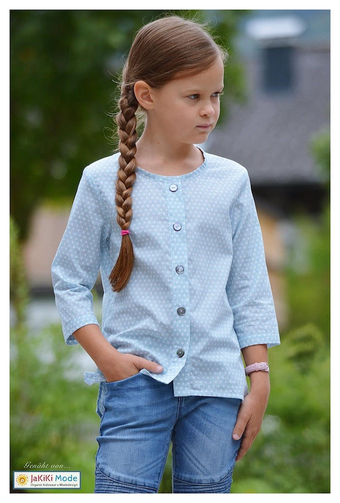 Kinder Bluse MINI LANEA naehen Sara Julez 5
