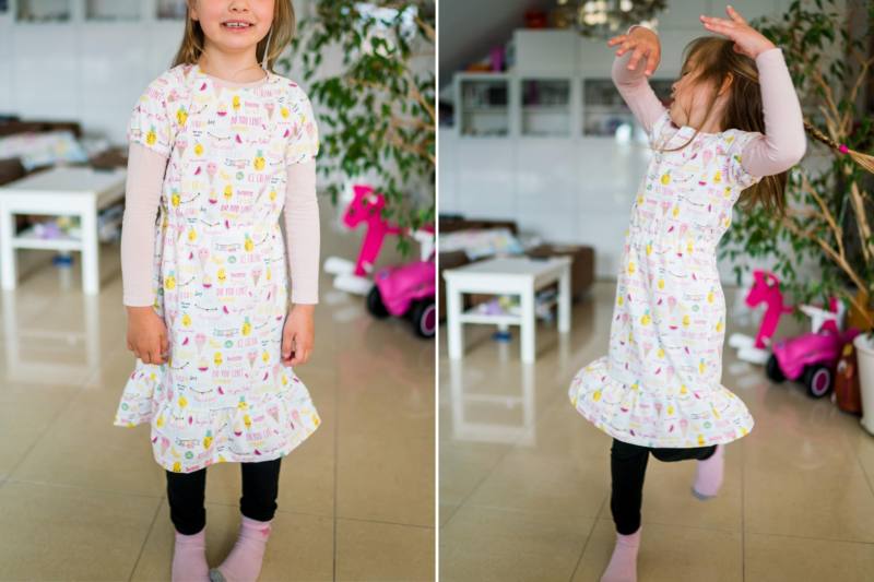 Kinder-Kleid-Menari-naehen