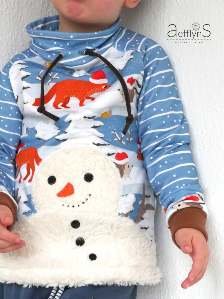 Kinder Pulli naehen MiniMars 00006