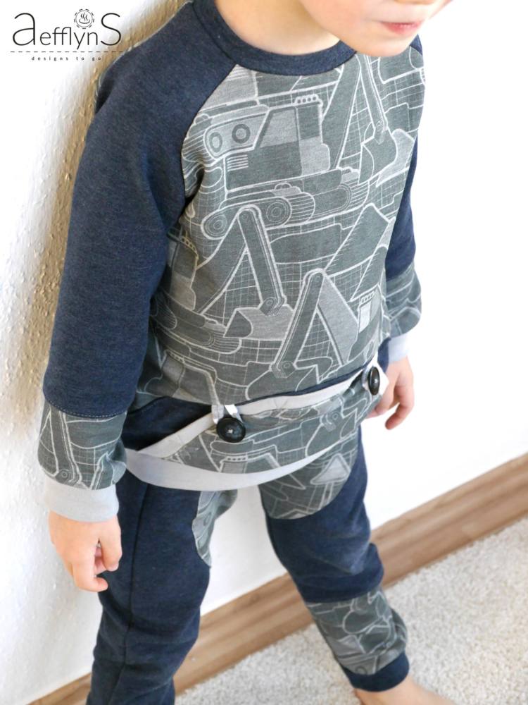 Kinder Pulli naehen MiniMars 00021