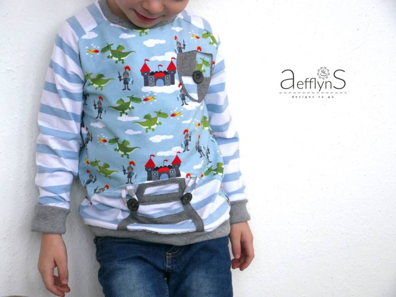 Kinder Pulli naehen MiniMars 00026
