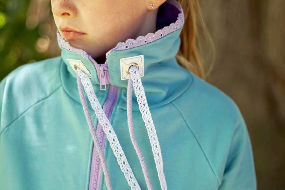 Kinder Raglan Sweatjacke NALU naehen Sara Julez 9