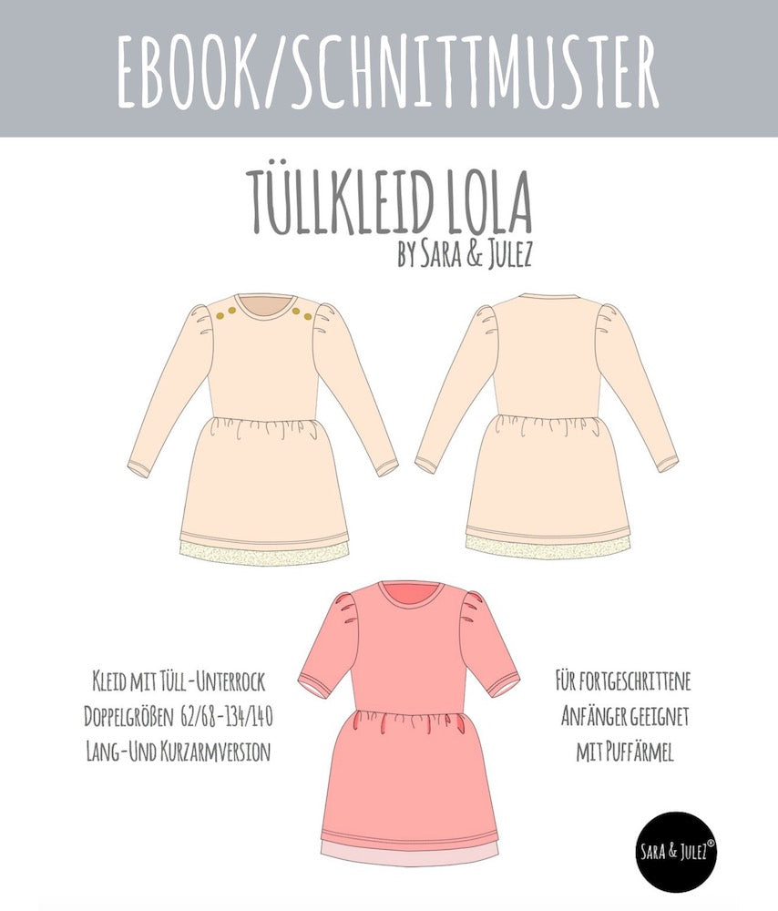 Kinderkleid LOLA naehen Sara Julez 6
