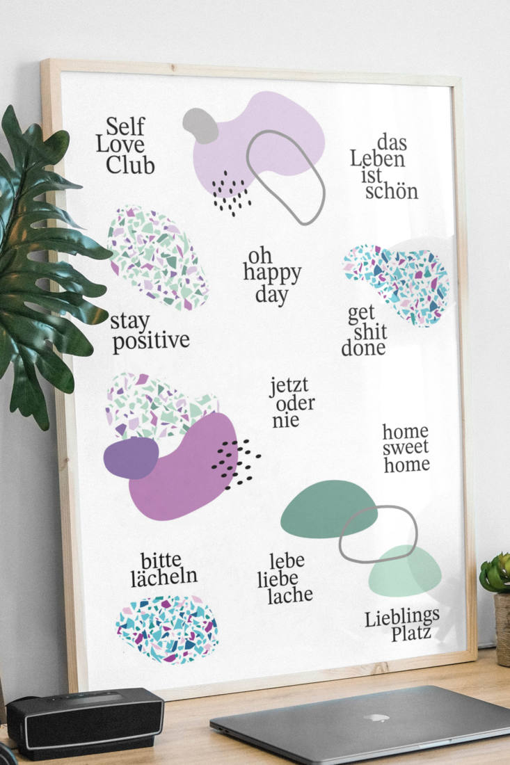 Set: Plotterdateien + Printables Terrazzo