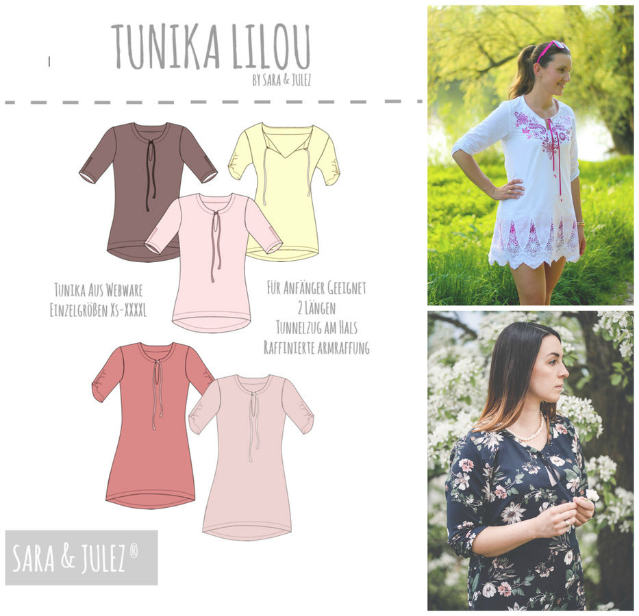 Tunika LILOU naehen Sara Julez 1