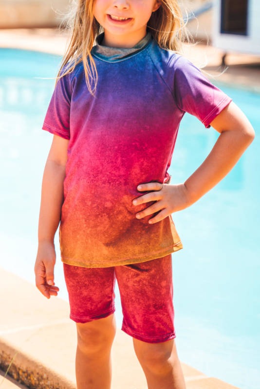 UV Shirt naehen fuer Kinder 004