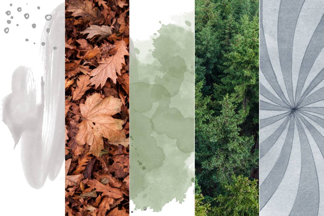 Set: Plotter files + Printables Forest Animals Watercolor