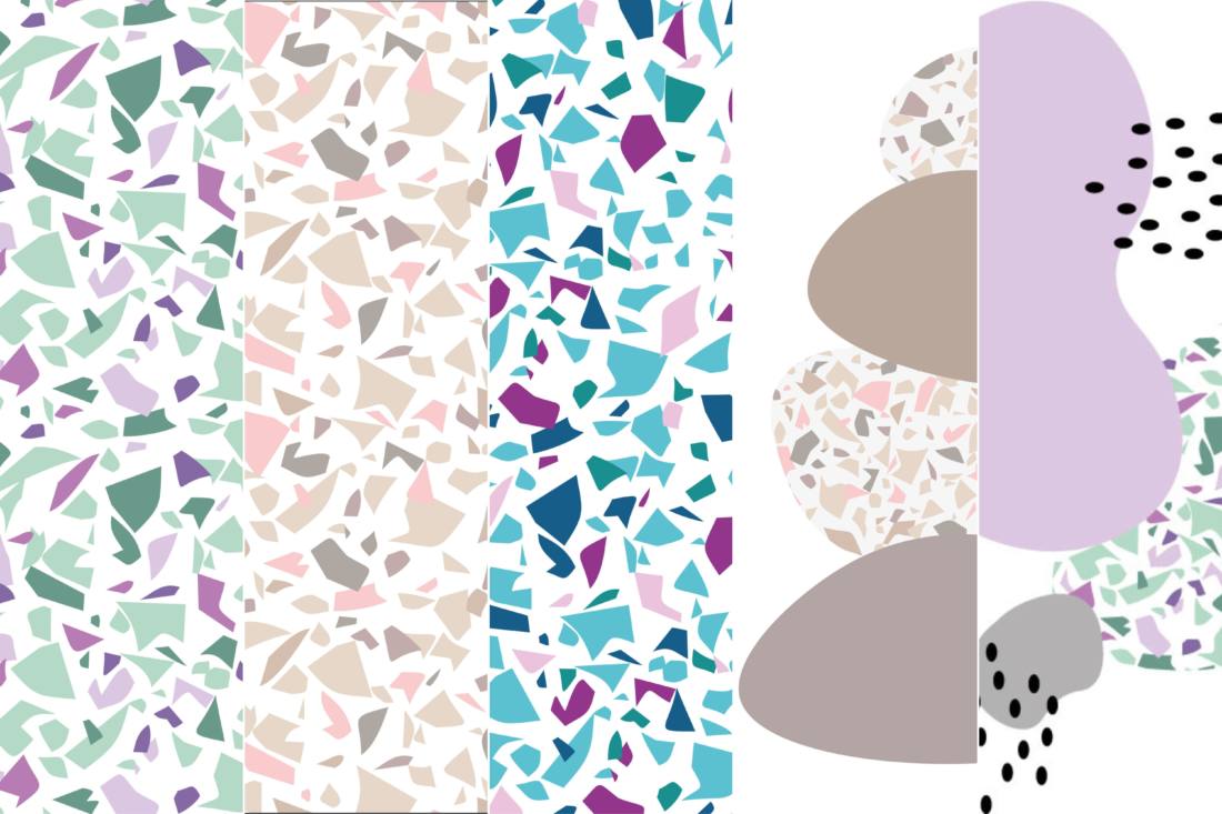 Set: Plotterdateien + Printables Terrazzo