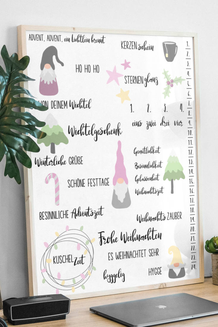 Set: Plotter files + Printables Christmas gnomes
