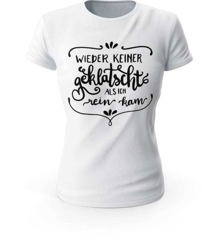 Wieder keiner geklatscht als ich reinkam MOCKUP
