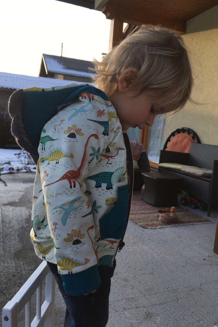 baby jacke naehen KRIM 14