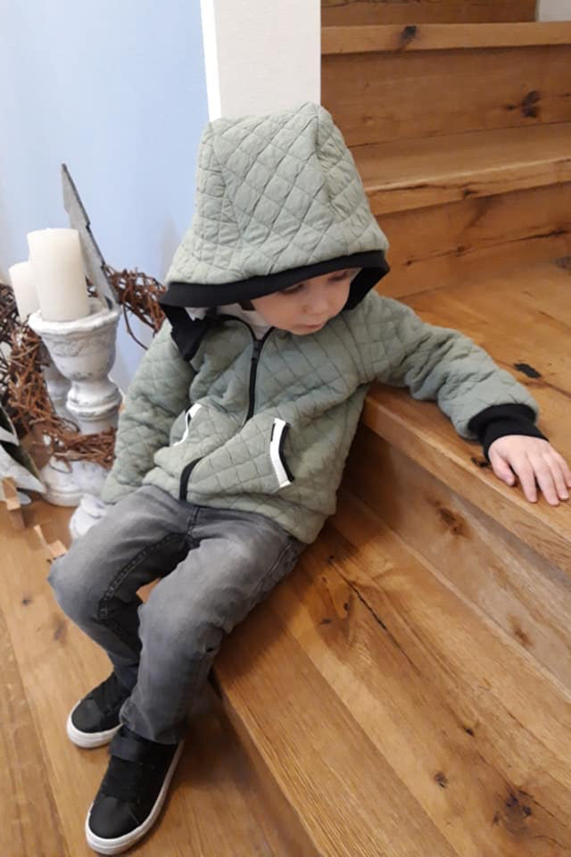 baby jacke naehen KRIM 15