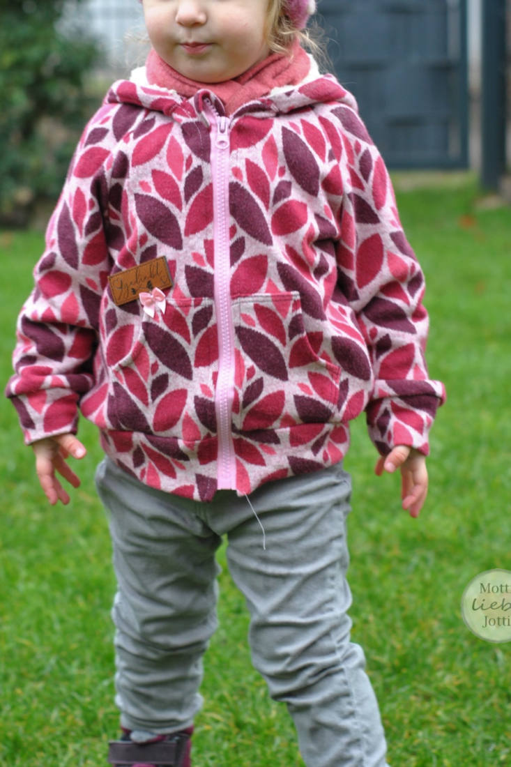 baby jacke naehen KRIM 24