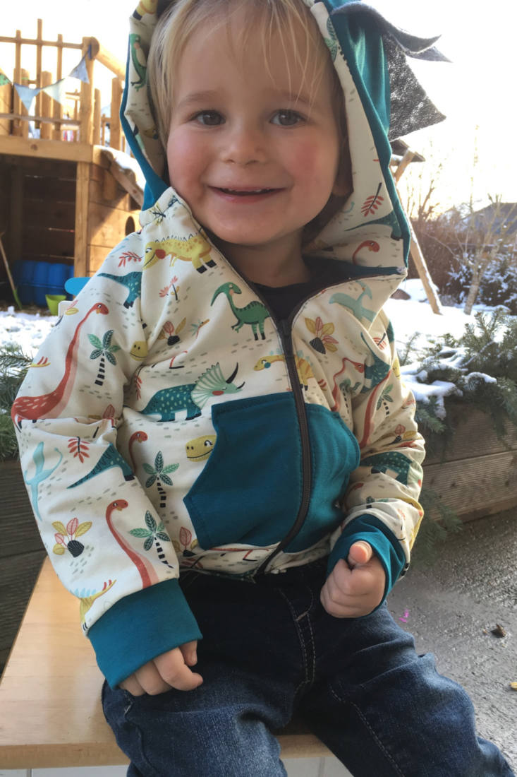 baby jacke naehen KRIM 30