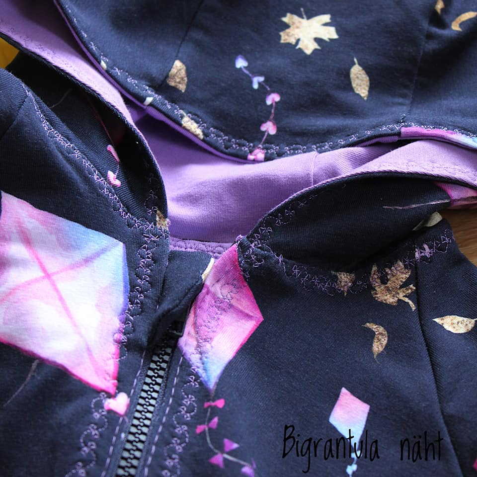 baby jacke naehen KRIM 4