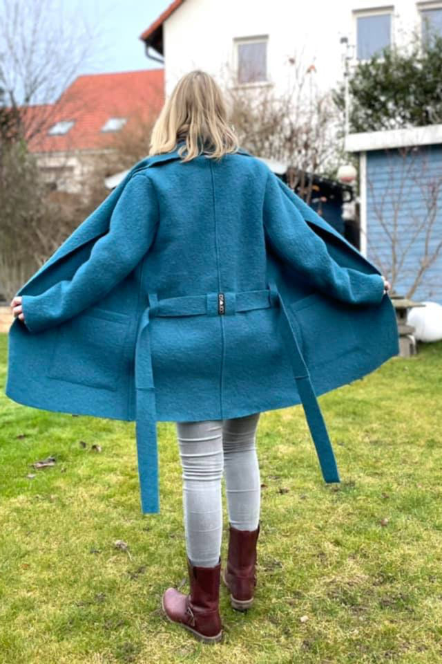 damen mantel naehen DINGIN 37