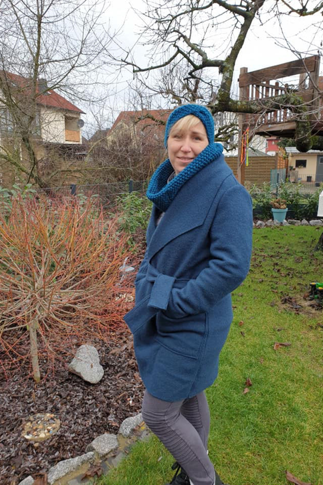 damen mantel naehen DINGIN 40