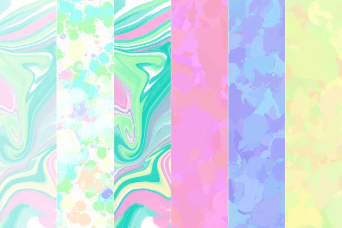 digitale papiere sprueche und regenbogen