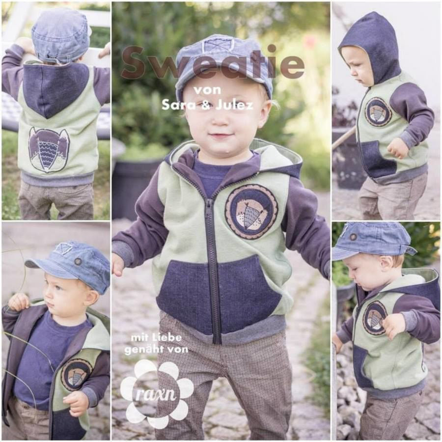 kinder jacke naehen sweatie 6 cr