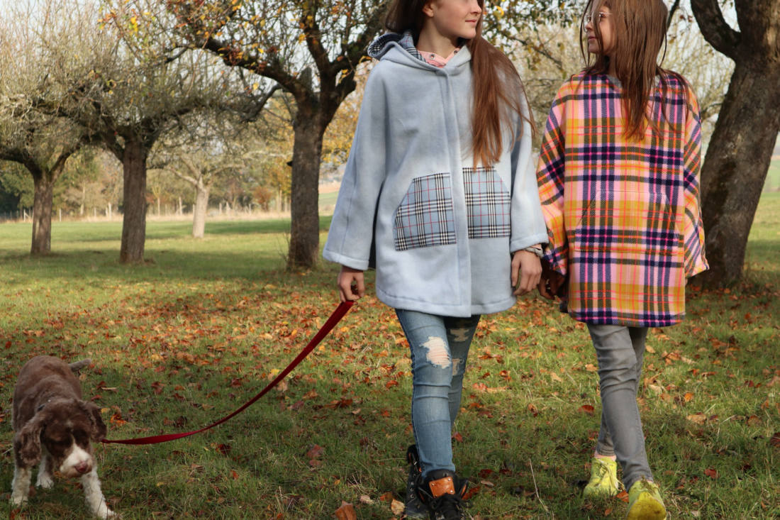 kinder poncho naehen 18