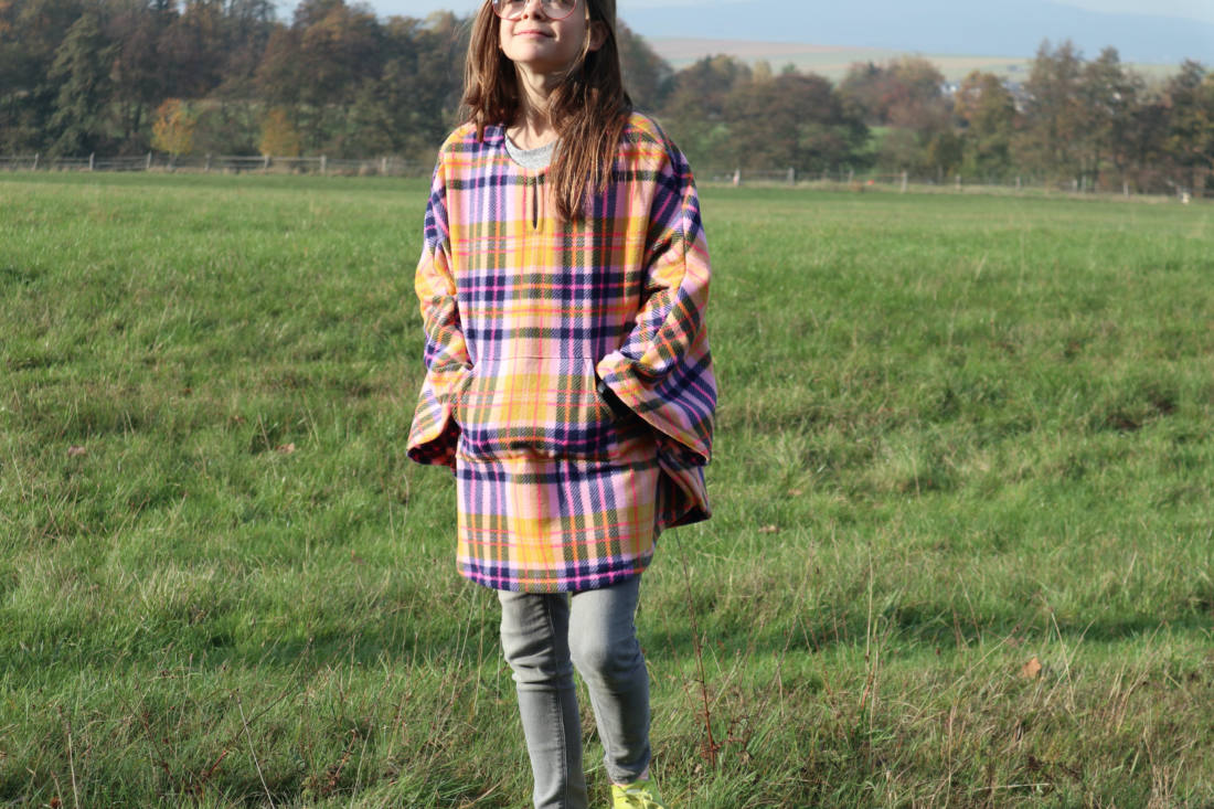 kinder poncho naehen 20