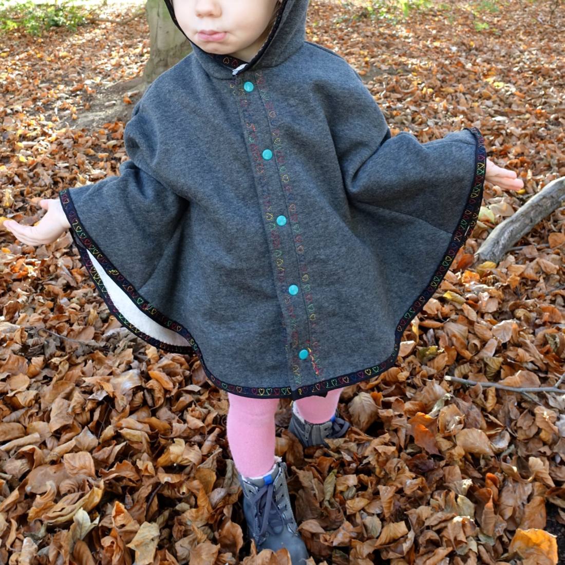 kinder poncho naehen 4
