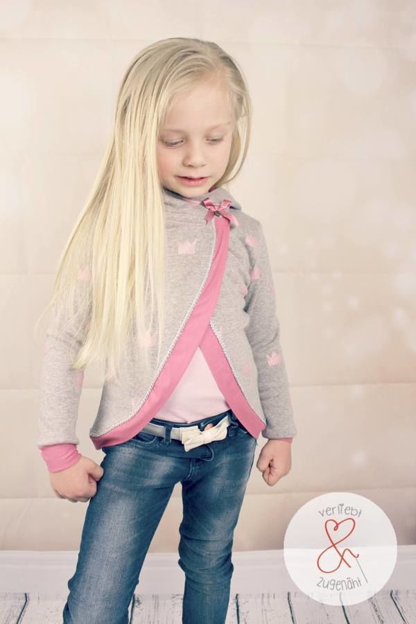 kinder sweat jacke naehen neesha 1