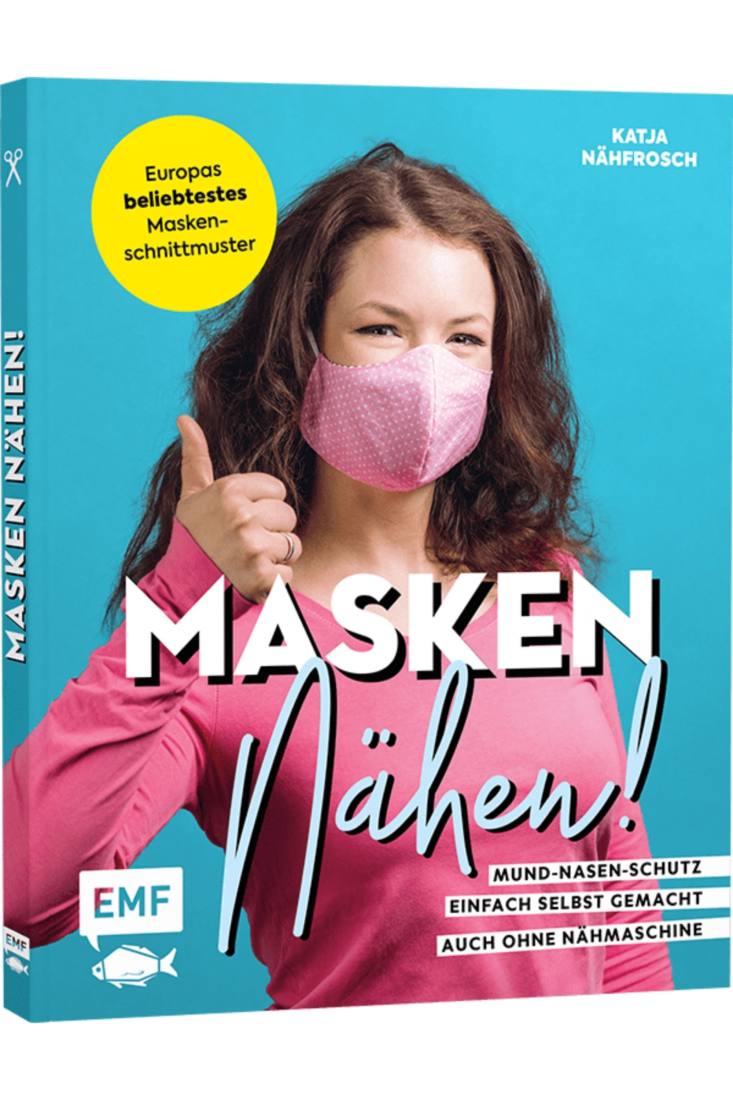 masken naehen buch cover 2 zu 3