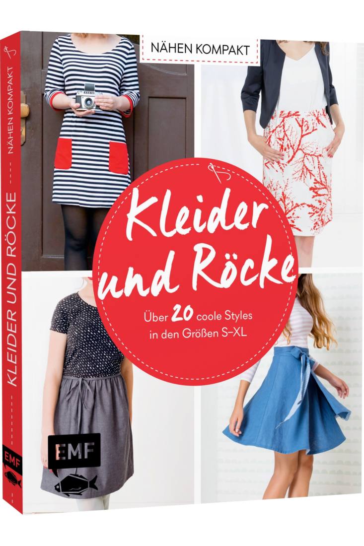 naehen kompakt kleider und roecke buch cover 2 zu 3