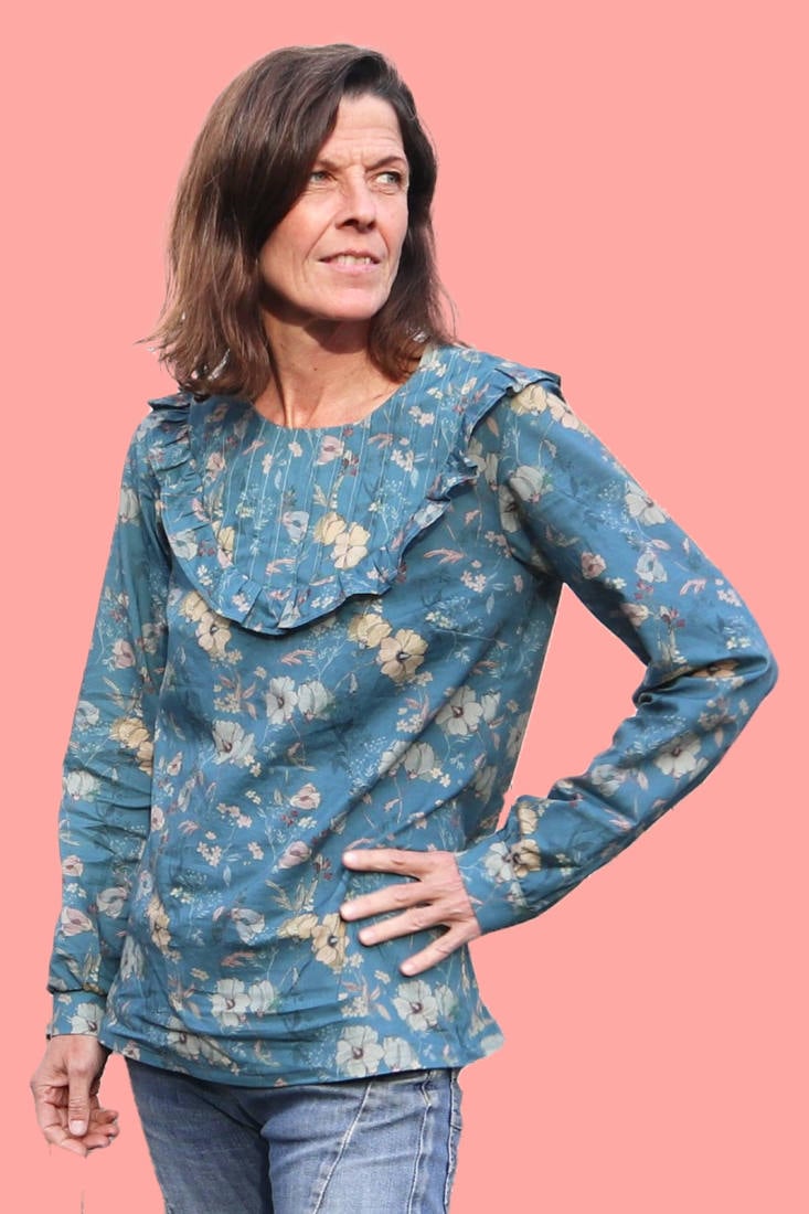 Damen Bluse SENI (Papierschnittmuster)